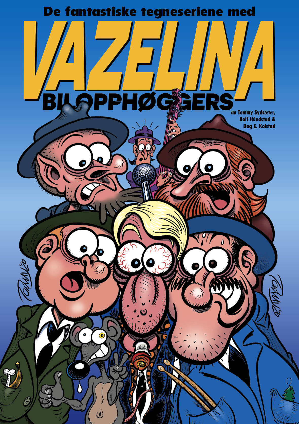 De fantastiske tegneseriene med Vazelina bilopphøggers vol. 2 omslag